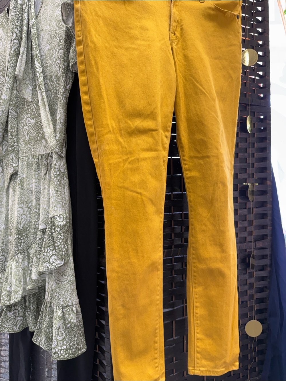 Old Navy Women’s Mustard Skinny Jeans